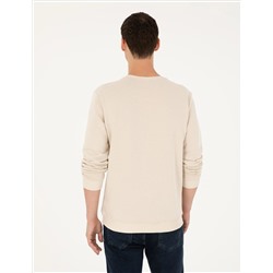 Camel Regular Fit Sweatshirt