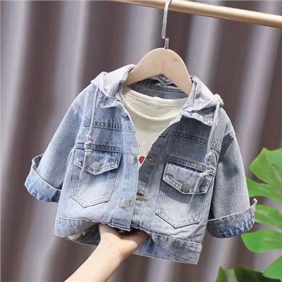 Джинсовая куртка для мальчиков/девочек