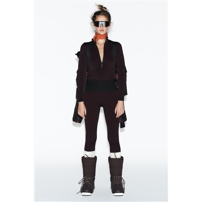 JACQUARD SEAMLESS SKI COLLECTION LEGGINGS