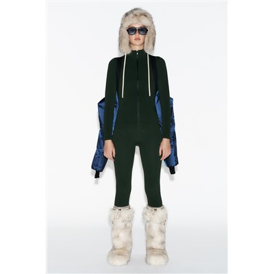 SEAMLESS MERINO WOOL BLEND JACKET - SKI COLLECTION