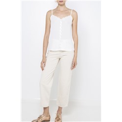 Camiseta de tirantes Blanco roto