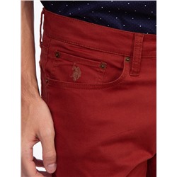 SLIM STRAIGHT 5 POCKET STRETCH CHINO PANTS