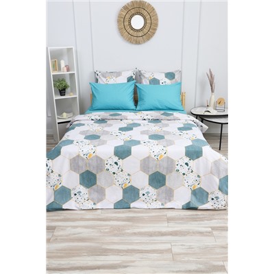 Пододеяльник поплин Соты