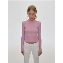 Bluse mit gesprenkelter Textur