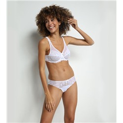 Sujetador de gran capacidad blanco de encaje Generous Essentiel