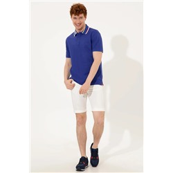 Erkek Mavi Polo Yaka Tişört
