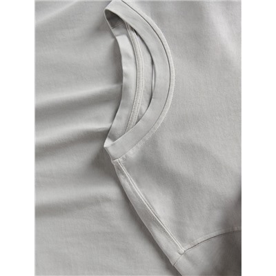 Langarmshirt aus dickem Baumwollstoff