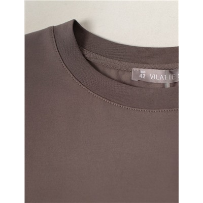 Свободная футболка из премиального хлопка с эластаном