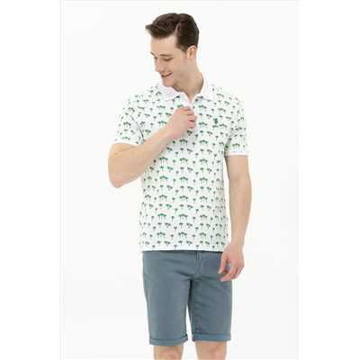 Erkek Yeşil Polo Yaka Tişört