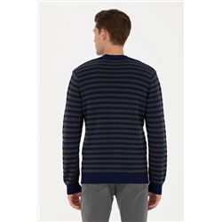 Erkek Lacivert Triko Hırka