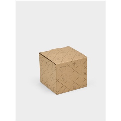 Сахарница, 9,5 см, 260 мл, керамика, бежево-голубая, в крапинку, Azurro