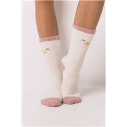 Calcetines largos pato beige