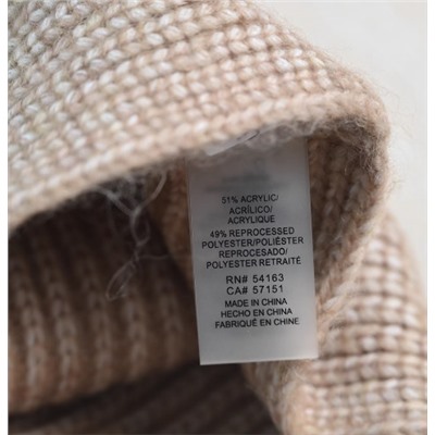 Толстый теплый толстый вязаный шерстяной шарф СК