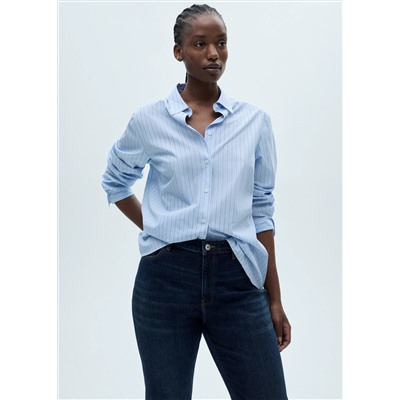 Jeans Fiona flare tiro medio