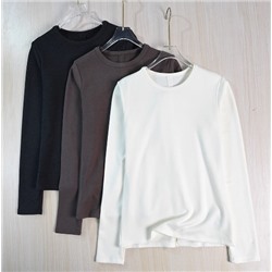 Женская футболка из плотного и мягкого флиса с начесом