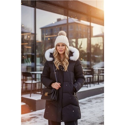 Зимняя куртка с меховой опушкой, арт. 28119-1