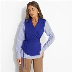 Рубашка с подплечниками, Собрание идей (blue)