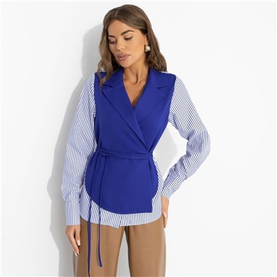 Рубашка с подплечниками, Собрание идей (blue)