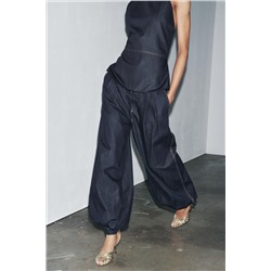 PANTALÓN DENIM BOMBACHO ZW COLLECTION