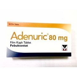 ADENURIC 80 MG 28 FILM KAPLI TABLET febuksostat