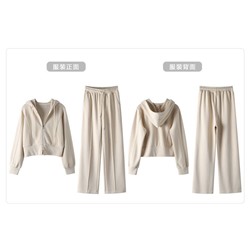 Костюм спорт с укороченной кофтой и объемным капюшоном ✨