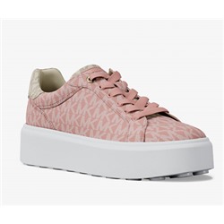 Michael Kors Outlet Romey Two-Tone Logo Platform Sneaker