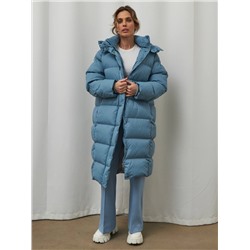 Длинный зимний женский пуховик