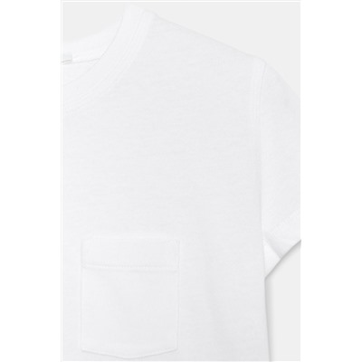 WASHED T-SHIRT WITH POCKET