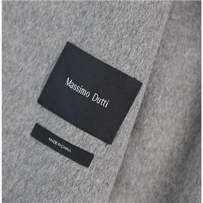 Мужское элегантное шерстяное пальто  Massim*o Dutti