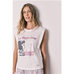 Pijama corto algodón Mafalda