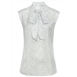 Women's tie neck blouse