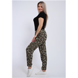 274 Брюки-бананы из штапеля