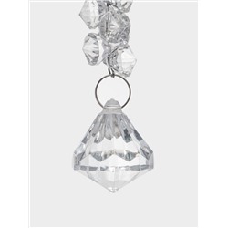 Игрушка елочная, 14 см, стекло, Хрустальная подвеска, Event
