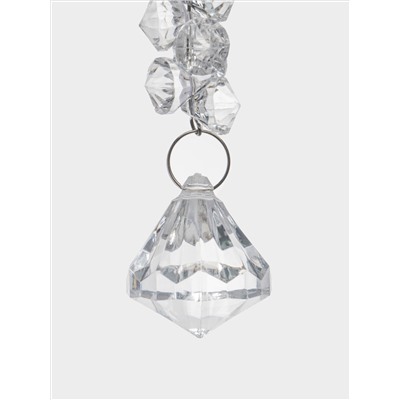 Игрушка елочная, 14 см, стекло, Хрустальная подвеска, Event