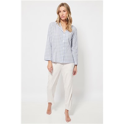 Camisa de pijama Azul claro