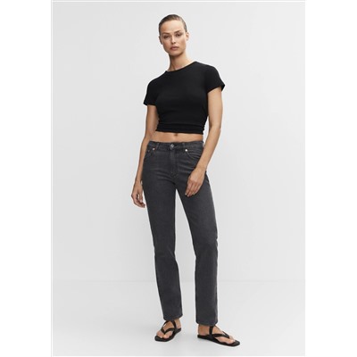 Jeans rectos tiro medio confort