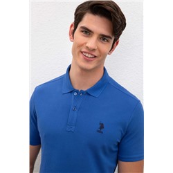 Erkek Saks Basic Polo Yaka Tişört