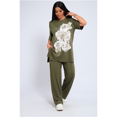 Костюм женский футболка брюки из вискозы 397