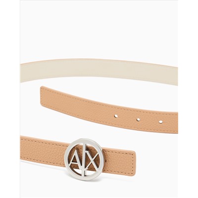 Logo buckle belt