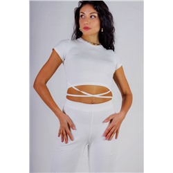 Комплект с топом на завязках