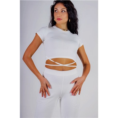 Комплект с топом на завязках