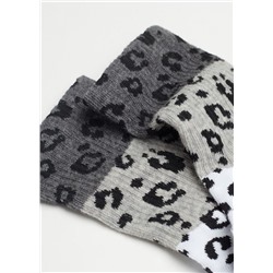 Kurze Socken mit Animal-Motiv