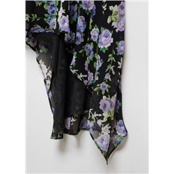 Vestido asimétrico flores