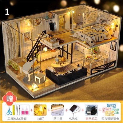 Румбокс. Много разных вариантов домиков. Наполнение набора под фото