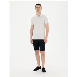 Açık Gri Slim Fit Basic Tişört
