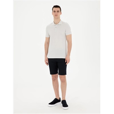 Açık Gri Slim Fit Basic Tişört