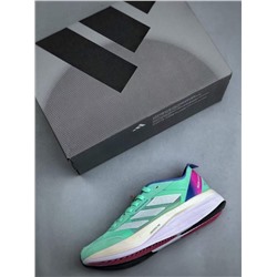 Кроссовки женские Adida*s Adizero Boston 11 Легкие и износостойкие, низкие, беговые, мятного цвета (ЛЮКС и Премиум Качества)