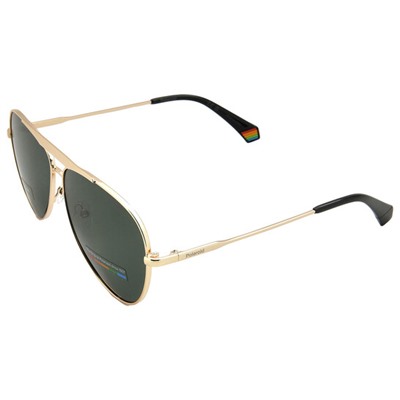 POLAROID Polarized Green Pilot Unisex Sunglasses Item No. PLD 6200/S/X 0J5G/UC 61