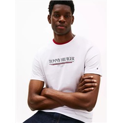 Tommy 1985 Stripe Logo T-Shirt