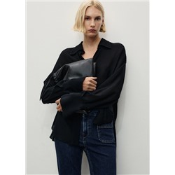 Jeans flare crop bolsillos